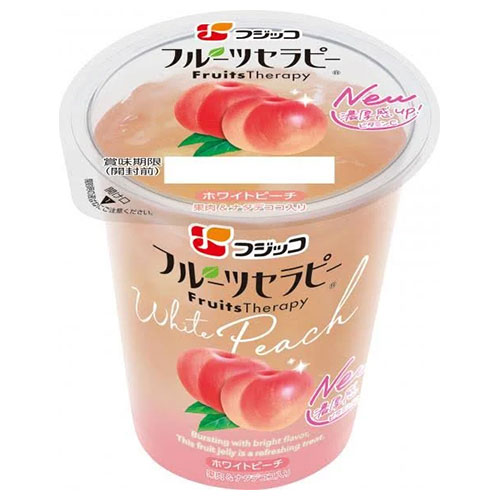 フジッコ フルーツセラピー ホワイトピーチ 150g×12個入 チルド 冷蔵品|チルド商品 生菓子 ゼリー