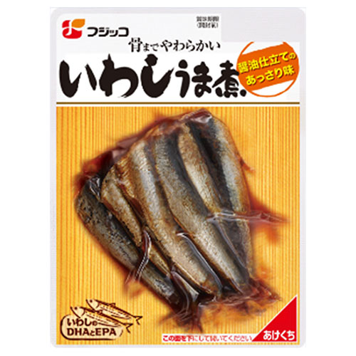 フジッコ いわしうま煮 90g×10袋入|レトルト イワシ 鰯 DHA EPA カルシウム 惣菜