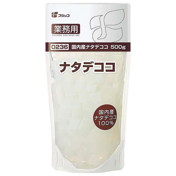 フジッコ 業務用国内産ナタデココ 500g袋×10袋入|業務用 国産 おやつ 食物繊維 デザート