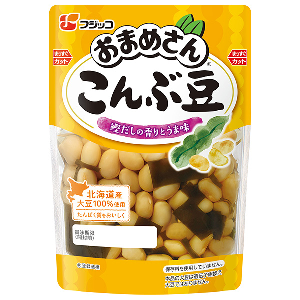 フジッコ おまめさん こんぶ豆 150g×10袋入|フジッコ 豆 こんぶ