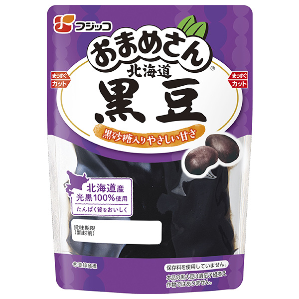フジッコ おまめさん 北海道黒豆 115g×10袋入|惣菜 煮豆 フジッコ おまめさん 北海道 黒豆 食品 食物繊維
