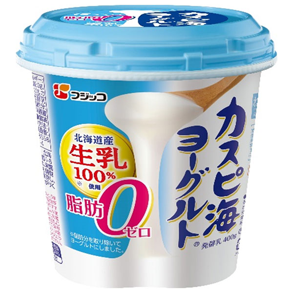 フジッコ カスピ海ヨーグルト 脂肪ゼロ 400g×6箱入 チルド 冷蔵品|お菓子 おやつ デザート ヨーグルト 脂肪0
