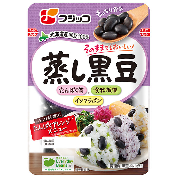 フジッコ 蒸し黒豆 60g×12袋入|一般食品 おまめ 黒豆