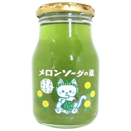 寿高原食品 メロンソーダの素 315g×6本入|メロン ソーダ 素