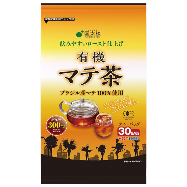 国太楼 ポット用 有機マテ茶 84g(30P)×12袋入|茶 マテ茶 ティーバッグ 有機