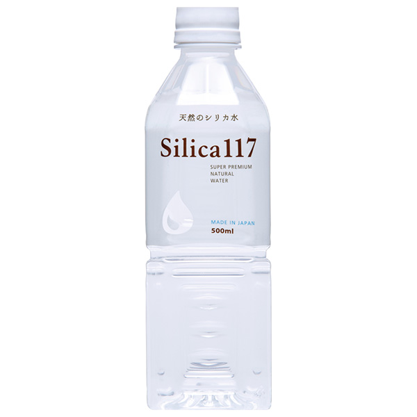 七十七萬石 Silica(シリカ)117 500mlペットボトル×24本入|ミネラルウォーター 水