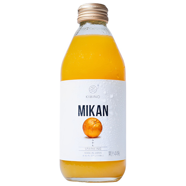 KIMINO DRINKS みかんスパークリングジュース 250ml瓶×24本入|スパークリング ジュース フルーツ 果物