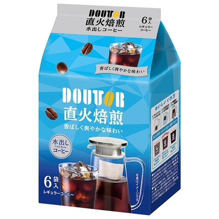ドトールコーヒー 直火焙煎 水出し珈琲 (12g×6袋)×36個入|嗜好品 珈琲 コーヒー ドリップ 直火焙煎