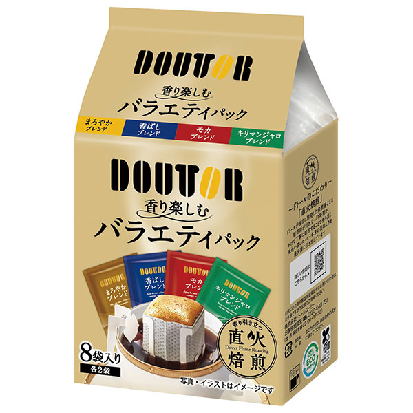 ドトールコーヒー 香り楽しむバラエティパック (7g×8袋)×36個入|嗜好品 レギュラーコーヒー 珈琲 ドリップ