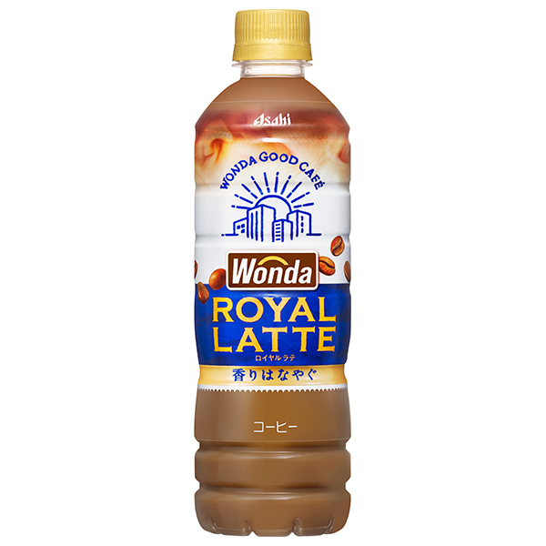 アサヒ飲料 WONDA(ワンダ) ロイヤルラテ 500mlペットボトル×24本入|WONDA 珈琲 コーヒー カフェラテ PET