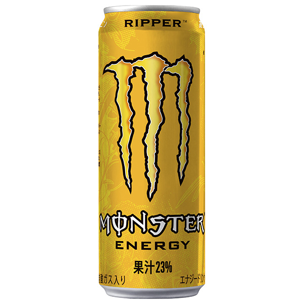 アサヒ飲料 MONSTER(モンスター) リッパー 355ml缶×24本入|炭酸飲料 栄養 缶 エナジードリンク トロピカルフルーツ