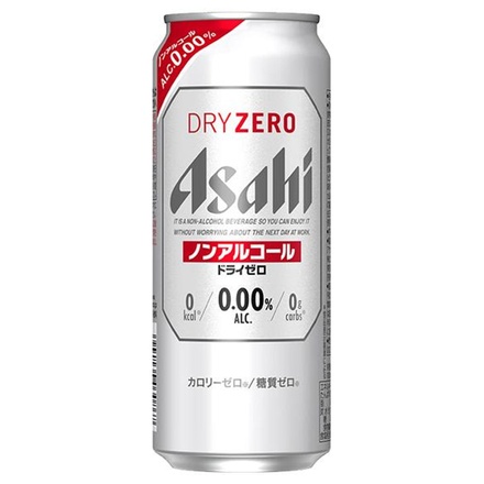 アサヒ飲料 ドライゼロ 500ml缶×24本入|炭酸飲料 ノンアルコール飲料 ビール系 缶