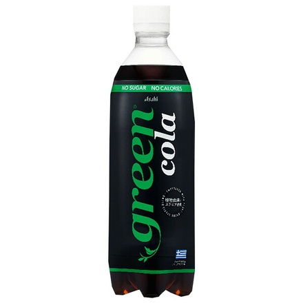 アサヒ飲料 green cola 500mlペットボトル×24本入|炭酸飲料 グリーンコーラ 0kcal ゼロカロリー