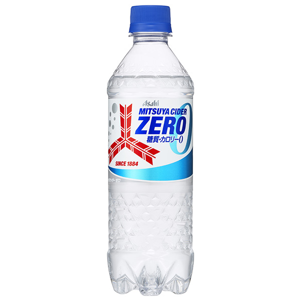 アサヒ飲料 三ツ矢サイダー ZERO(ゼロ) 500mlペットボトル×24本入|ノンカロリー炭酸 カロリーゼロ STRONG