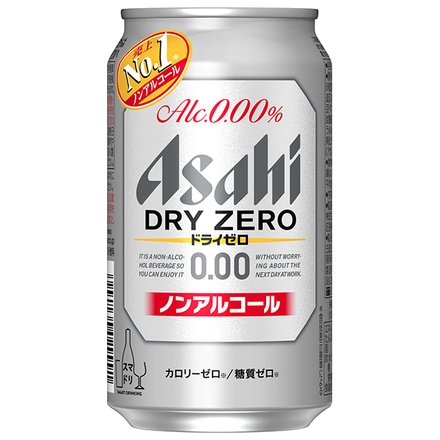 アサヒ飲料 ドライゼロ 350g缶×24本入|炭酸飲料 ノンアルコール飲料 ビール系 缶