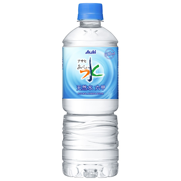 アサヒ飲料 おいしい水 天然水 六甲 600mlペットボトル×24本入×(2ケース)|ミネラルウォーター 天然水 軟水 水