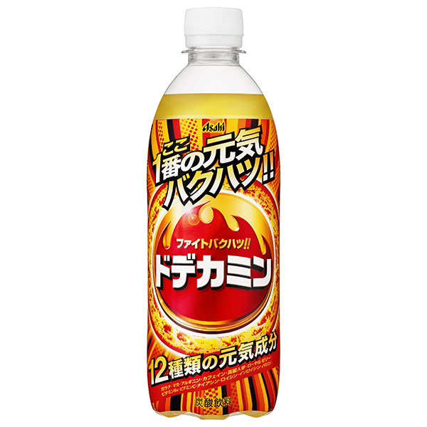 アサヒ飲料 ドデカミン 500mlペットボトル×24本入|炭酸飲料 栄養 エナジー飲料 ビタミン PET