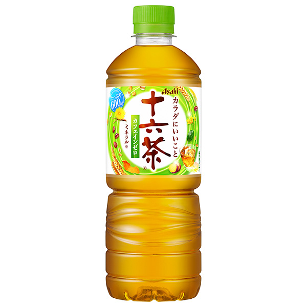 アサヒ飲料 十六茶【自動販売機用】 600mlペットボトル×24本入|ブレンド茶 お茶 ノンカフェイン カフェインゼロ