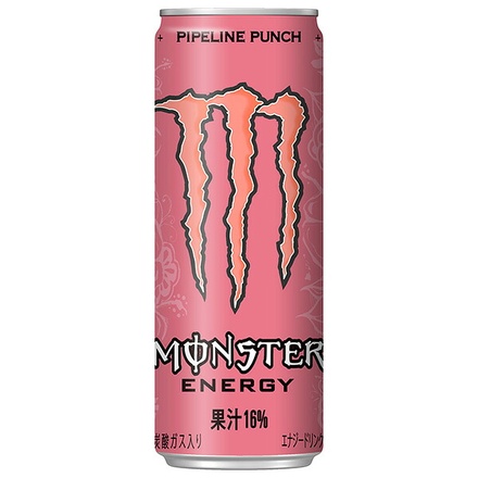 アサヒ飲料 MONSTER(モンスター) パイプラインパンチ 355ml缶×24本入×(2ケース)|炭酸飲料 栄養 缶 エナジードリンク トロピカルフルーツフレーバー