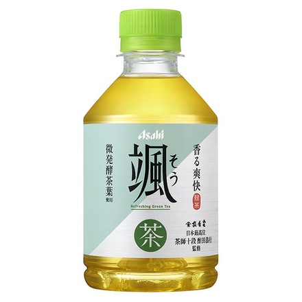アサヒ飲料 颯 275mlペットボトル×24本入|茶飲料 緑茶 香り立つ