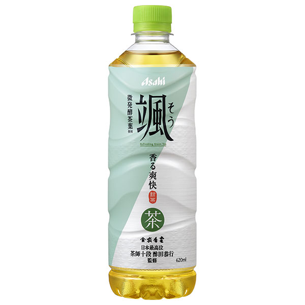 アサヒ飲料 颯 620mlペットボトル×24本入|茶飲料 お茶 香り立つ 緑茶