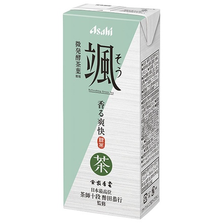 アサヒ飲料 颯 250ml紙パック×24本入|茶飲料 緑茶 お茶 茶