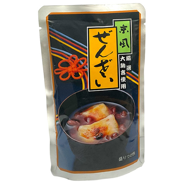 京都飲料 京風ぜんざい 190g×60袋入|和菓子 ぜんざい あずき
