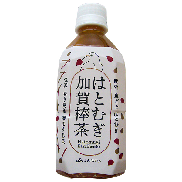 JAはくい はとむぎ加賀棒茶 350mlペットボトル×24本入|お茶 はとむぎ ハトムギ 能登 皮ごと 金沢 棒ほうじ茶