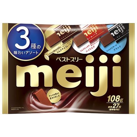 明治 ベストスリー 108g袋×18袋入|お菓子 チョコ meiji ポリフェノール おやつ