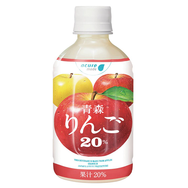 JR東日本 アキュアメイド 青森りんご 20% 280mlペットボトル×24本入×(2