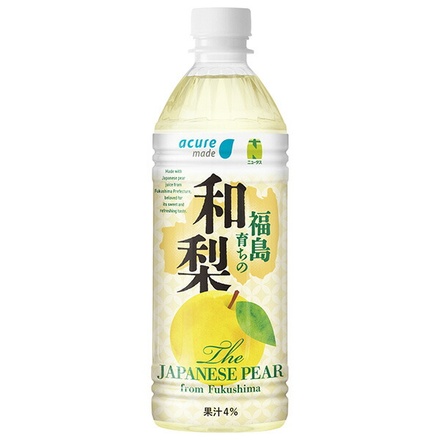 アキュメイド 福島 育ちの 和梨 500mlペットボトル×24本入|ペットボトル 福島 梨 和梨