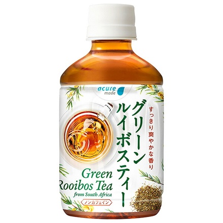 アキュメイド グリーンルイボスティー 280mlペットボトル×24本入|PET ドリンク ルイボスティー 清涼飲料水 ノンカフェイン まろやか ルイボス