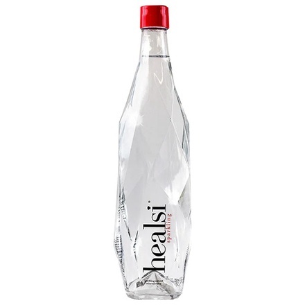 magnet healsi(ヘアルシ) SPARKLING GLASS BOTTLE CRYSTAL 850ml×6本入|シリカ シリカ 水 ミネラルウオーター 水 スパークリング