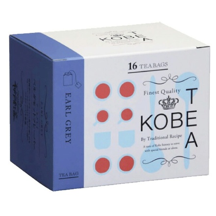 神戸紅茶 生紅茶 アールグレイ (2.0g×16p)×10箱入|嗜好品 紅茶 インスタント ティーバッグ 箱