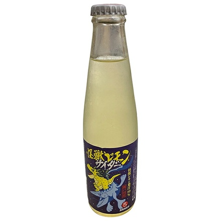 後藤鉱泉所 怪獣サイダー 200ml瓶×40本入|炭酸飲料 サイダー レモン 果実 レモンサイダー