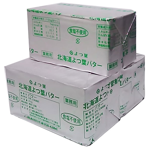 よつ葉乳業 よつ葉ポンドバター 食塩不使用 450g×3箱入 チルド 冷蔵品|チルド バター 乳製品