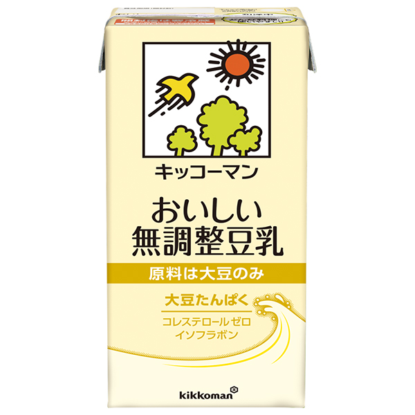 キッコーマン おいしい無調整豆乳 1000ml紙パック×12(6×2)本入|豆乳 キッコーマン 無調整 1l 紙パック