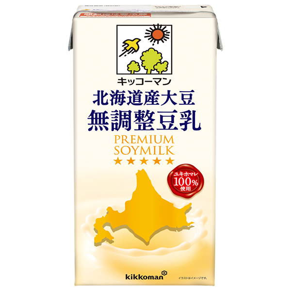 キッコーマン 北海道産大豆 無調整豆乳 1000ml紙パック×12(6×2)本入|豆乳 キッコーマン 無調整 1l 紙パック
