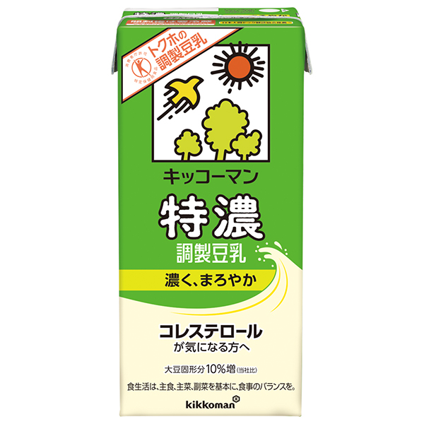 キッコーマン 特濃調製豆乳【特定保健用食品 特保】 1000ml紙パック×12(6×2)本入|キッコーマン 豆乳 1000ml 調整豆乳 トクホ