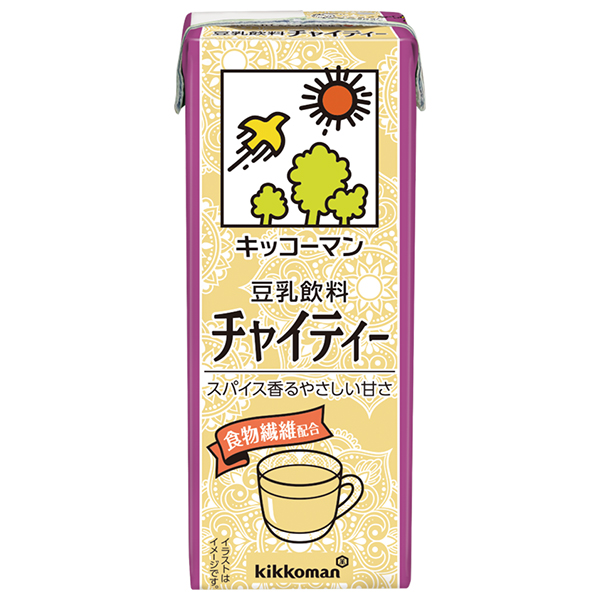 キッコーマン 豆乳飲料 チャイティー 200ml紙パック×18本入|豆乳 キッコーマン チャイ 紅茶 200ml
