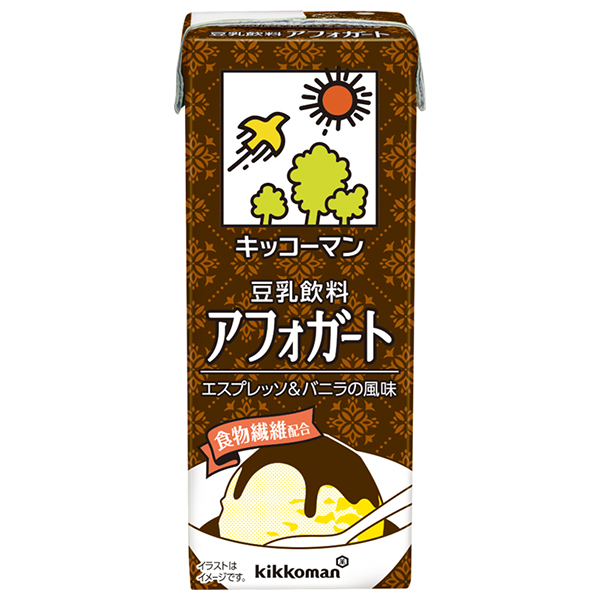キッコーマン 豆乳飲料 アフォガード 200ml紙パック×18本入|豆乳 紀文 コーヒー 珈琲