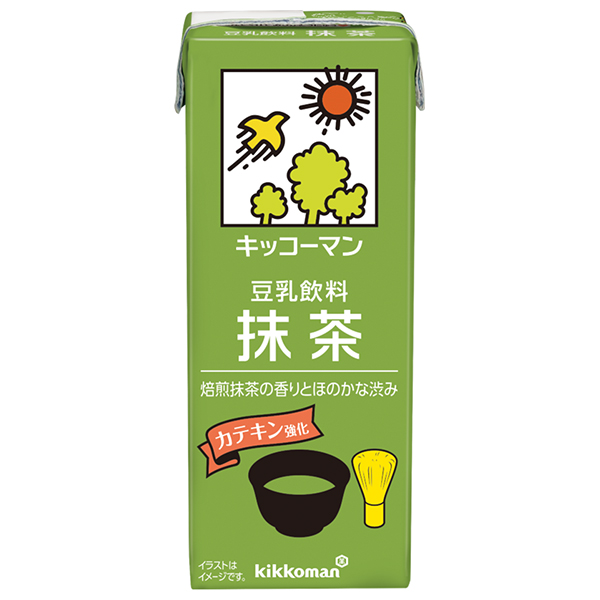 キッコーマン 豆乳飲料 抹茶 200ml紙パック×18本入|豆乳 キッコーマン 抹茶 200ml 紙パック