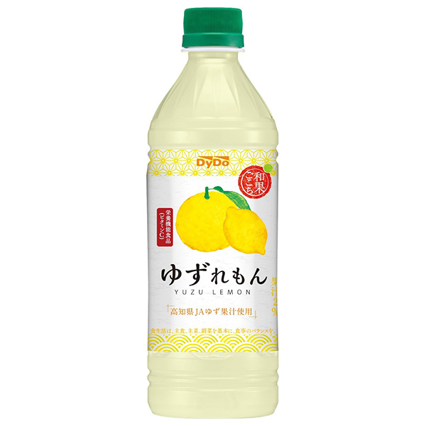 ダイドー 和果ごこち ゆずれもん 500mlペットボトル×24本入|果実飲料 ジュース レモン 柚子 ミックス PET