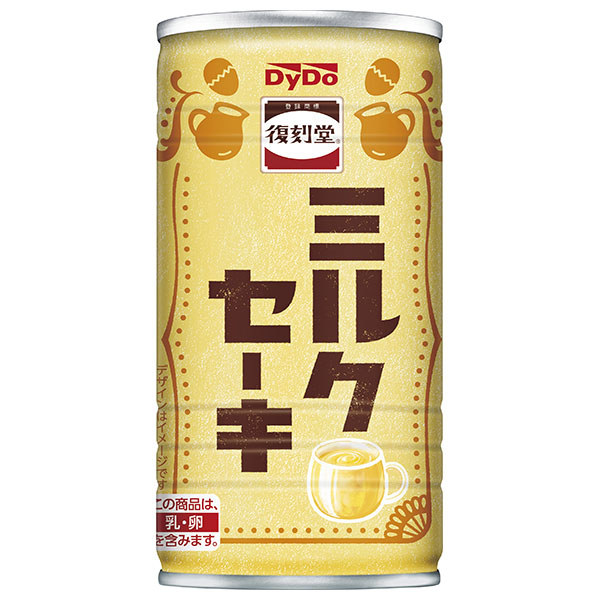 ダイドー 復刻堂 ミルクセーキ 185g缶×30本入|乳性 ミルクセーキ 缶 清涼飲料水