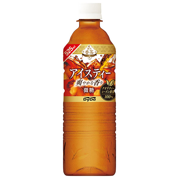 ダイドー 贅沢香茶アイスティー 525mlペットボトル×24本入|紅茶 ストレート 微糖