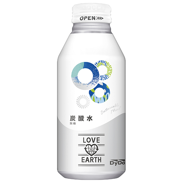 ダイドー LOVE the EARTH(ラブジアース) 炭酸水 400gボトル缶×24本入|炭酸 炭酸水 ソーダ