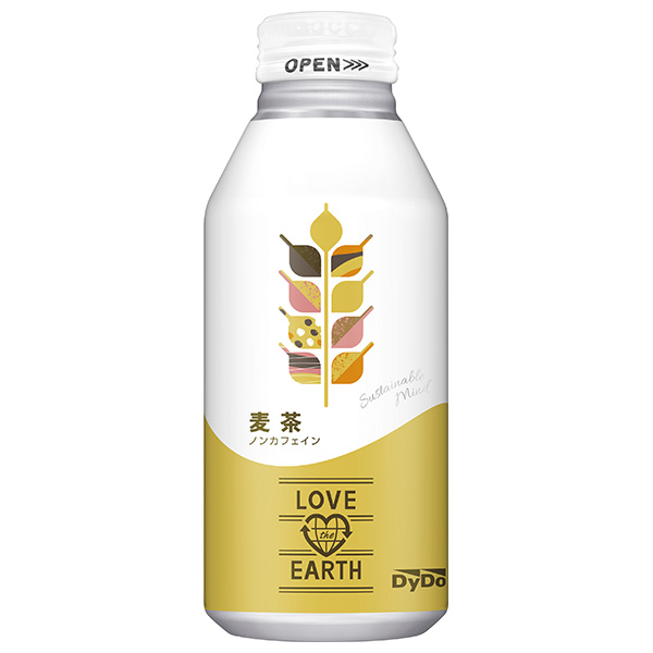 ダイドー LOVE the EARTH(ラブジアース) 麦茶 370gボトル缶×24本入|お茶 茶 麦茶