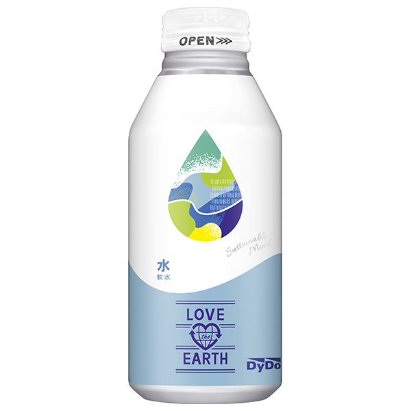ダイドー LOVE the EARTH(ラブジアース)水 400gボトル缶×24本入|水 ボトル缶