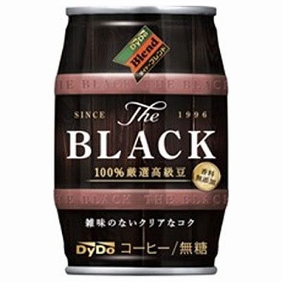 ダイドー ダイドーブレンド THE BLACK 185g缶×24本入|缶コーヒー コーヒー 珈琲