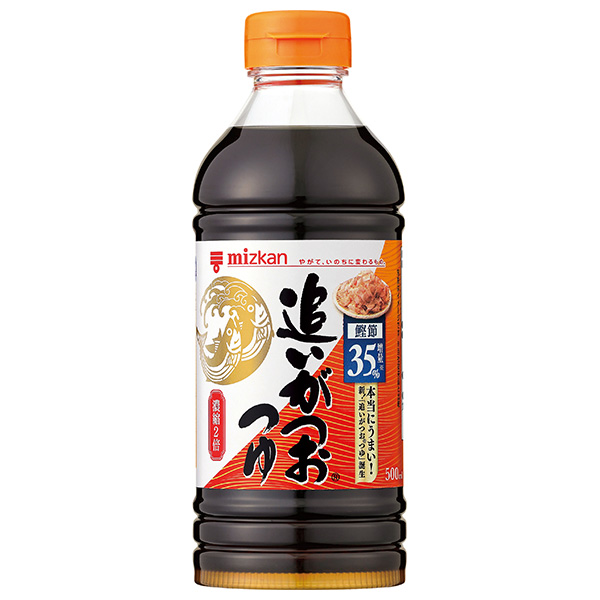 ミツカン 追いがつおつゆ2倍 500mlペットボトル×12本入|調味料 だし つゆ かつおだし 出汁